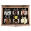 CHAMBALL Assortiment de 30 Truffes au Chocolat avec : Piment, Pistache, Biscuits, Pedro Ximenez, Whisky et Champagne Idéal à 