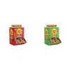 Chupa Chups - Boîte Carton 150 Sucettes The Best Of - Sucettes à la Pulpe de Fruit + Sucettes Cola et Milky - 1,8 Kg & Boîte 