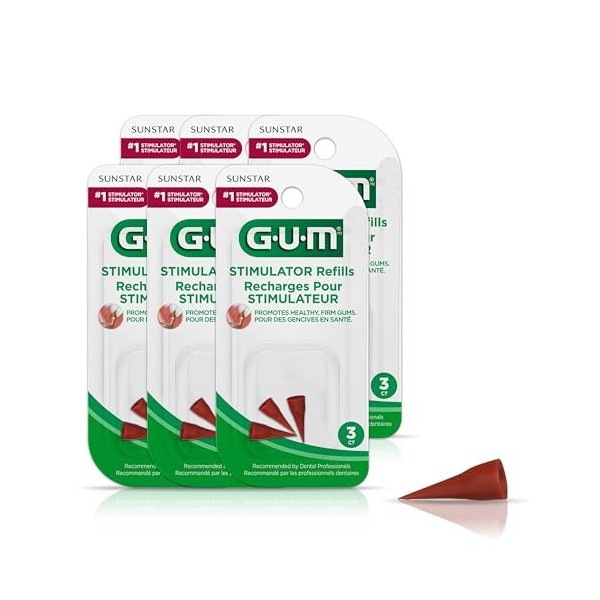 GUM Stimulator Refills -3ct by GUM
