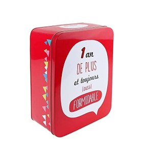 Box gourmande anniversaire garnie de chocolats et biscuits - Kinder, Nutella Biscuits, Daim, Milka, Mars, Snickers, Twix, Bou