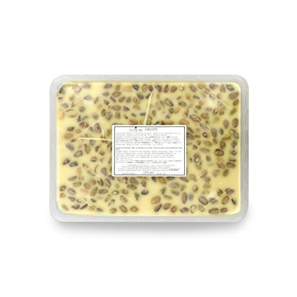 Domori Bloc De Chocolat Blanc Aux Pistaches Salées - 800 Grammes