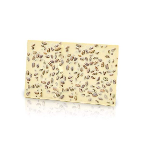 Domori Bloc De Chocolat Blanc Aux Pistaches Salées - 800 Grammes