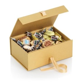 Venchi - Sélection Golden - Chocolats Assortis Emballage Doré, 450&nbsp;g - Idée Cadeau - Sans Gluten