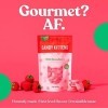 Candy Kittens Bonbons gourmands aux fraises sauvages – Bonbons végétaliens avec jus de fruits et saveurs naturelles lot de 7