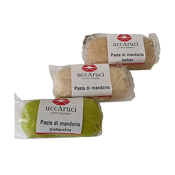 Pack de trois Pâte dAmandes - Uccaruci - Offrir 5 paquets de 3 pièces