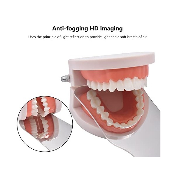 Dentaire Automatique Désembuage Miroir Photographie Orale Réflecteur Désembuage Orthodontique LED Lumières Miroirs Outils de 