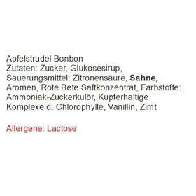 5 kg de bonbons strudel aux pommes