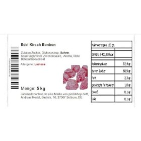 5 kg cerise fine à la crème