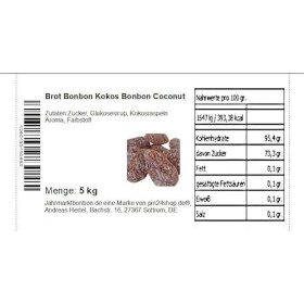 5 kg de bonbons à la noix de coco