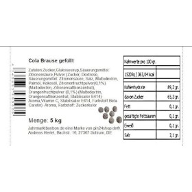 Boule pétillante au cola de 5 kg