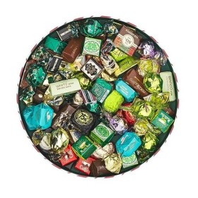 Venchi - Collection de Noël - Boîte à chapeau avec Chocolats Assortis, 708 g - Idée cadeau - Sans gluten