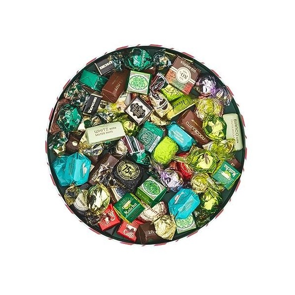 Venchi - Collection de Noël - Boîte à chapeau avec Chocolats Assortis, 708 g - Idée cadeau - Sans gluten