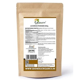 LOGY Grenera Poudre de réglisse 250 g poudre de mulethi 