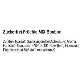 5 kg mélange de fruits délicieux bonbons sans sucre