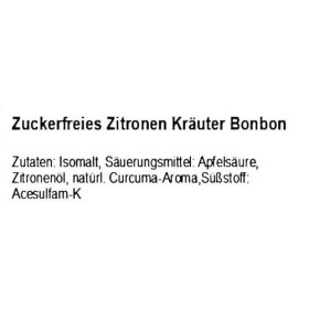 5 kg de bonbons aux fruits citron sans sucre