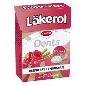 Cloetta Lakerol Dents Raspberry Lemongrass pastilles 12 Des boites of 85g