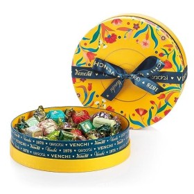 Venchi - Collection Baroque - Boîte à Chapeau Cadeau avec Chocolats Assortis, 708 g - Idée Cadeau - Sans Gluten