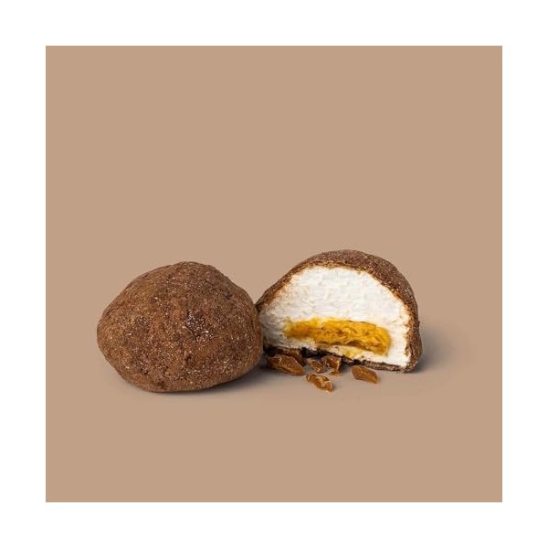 THE MALLOWS - CARAMEL FILLED MALLOWS + BOÎTE DOUBLE CARAMEL CHOCOLATE – 5 PIÈCES - Danois Gourmet Guimauves farcies au carame