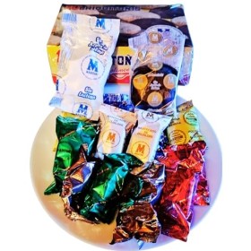 Maritoñi - Grand assortiment de Noël : 700 grammes de bonbons traditionnels aux saveurs variées et à la recette artisanale