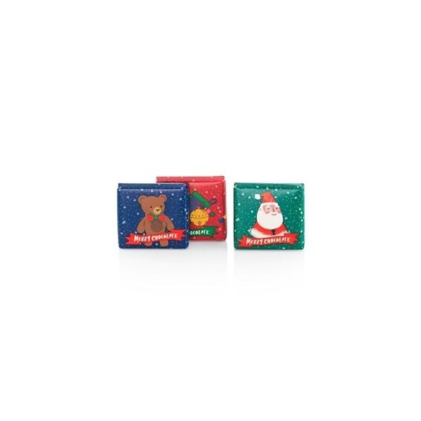 Venchi - Collection de Noël - Chocolats de Noël Napolitain au Lait et Noir, 1 kg - Idée cadeau - Paniers de Noël - Sans glute