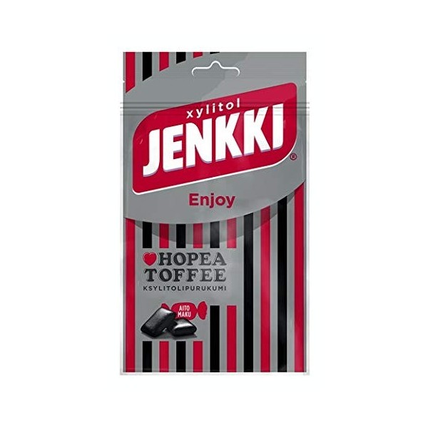Cloetta Jenkki Xylitol Hopea Toffee Chewing-gum 10 Packs of 70g