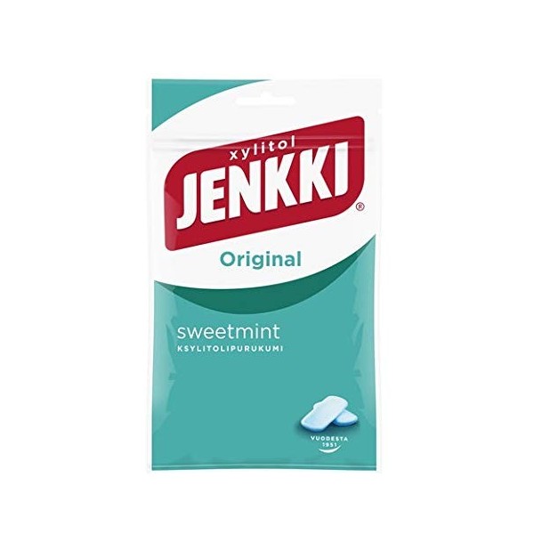 Cloetta Jenkki Xylitol Sweetmint Chewing-gum 10 Packs of 100g