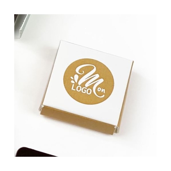 Lot de 100 Carrés de chocolat lait individuel personnalisé avec votre logo et message - cadeau noel entreprise client collabo