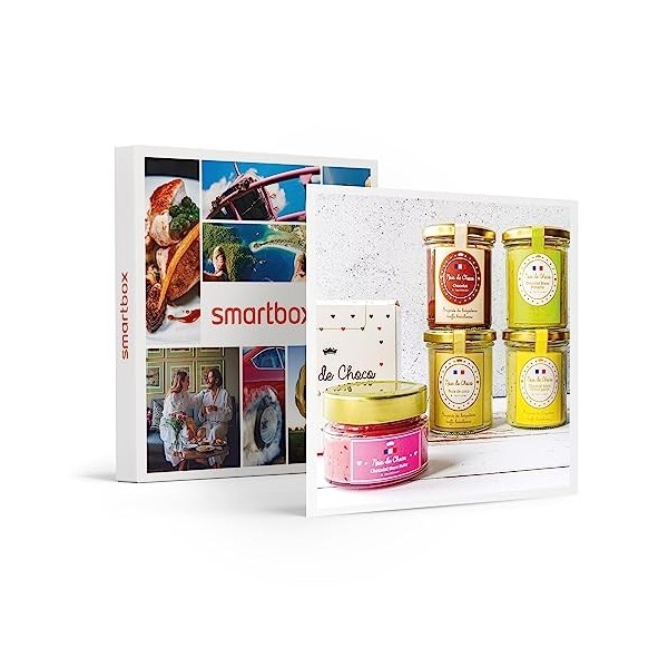 Smartbox - Coffret Cadeau - 6 pâtes à tartiner aux Saveurs Originales livrées à Domicile - idée Cadeau Originale