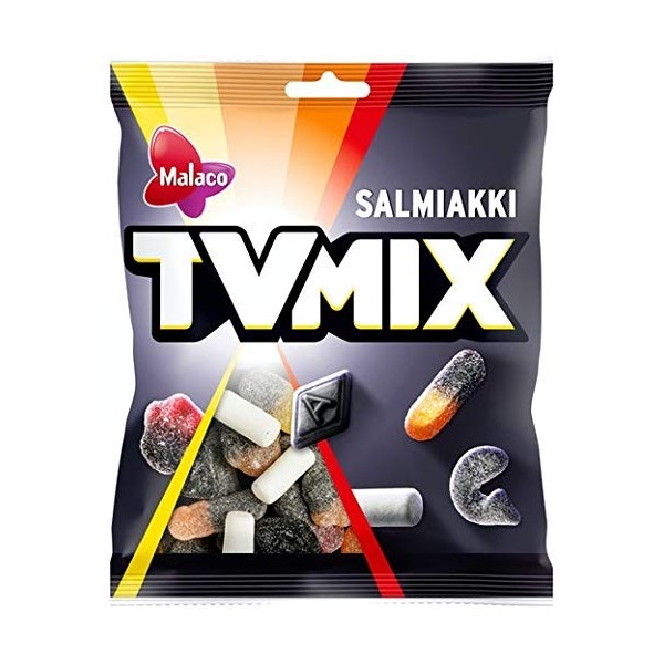 Cloetta Malaco TV Mix Salmiakki Gommeux 10 Packs of 280g