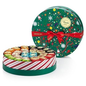Venchi - Collection de Noël - Maxi boîte à chapeau avec Chocoviar Assortis, 1,1 kg - Idée cadeau - Sans gluten