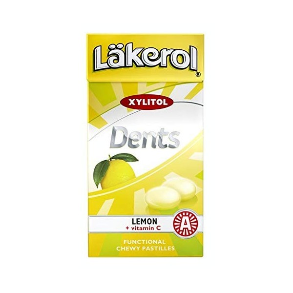Cloetta Lakerol Dents Lemon pastilles 48 Des boites of 36g