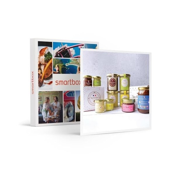 Smartbox - Coffret Cadeau - Assortiment de 10 pâtes à tartiner Artisanales - idée Cadeau Originale