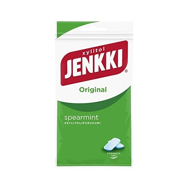 Cloetta Jenkki Xylitol Spearmint Chewing-gum 36 Packs of 30g