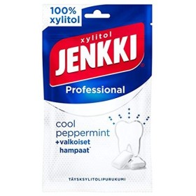 Cloetta Jenkki Xylitol Cool Peppermint Chewing-gum 16 Packs of 80g