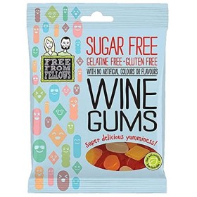 10 x Free From Fellows Sugar Free Wine Gums Sweets 100g