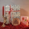Coffret cadeau - Coffret gourmand original - Produits fait à la main avec amour - chocolat, bougeoir, bougie, carte