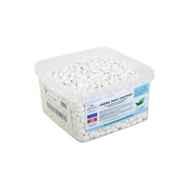 Cloetta Lakerol Dents Sweet Mint pastilli pastilles 2 Des boites of 2.5kg