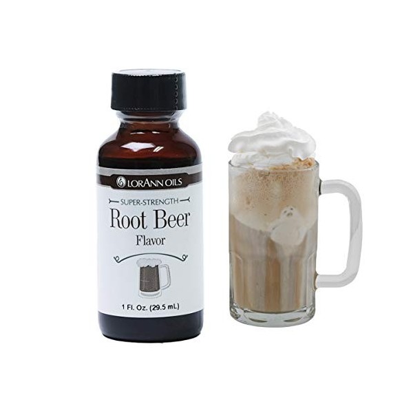 Lorann Hard Candy Arôme Huile Root Beer Flacon 28,3&nbsp;gram