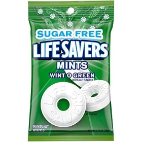 LifeSavers Sugar Free Wint-O-Green Hard Candy, 2.75-Ounce Bags, Pack of 12 by LifeSavers [Foods]