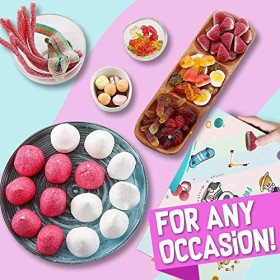 Coffret Bonbons, Guimauves, Assortiment de Bonbons Gélifiés, Collations internationales, Américain de Friandises - Panier Cad