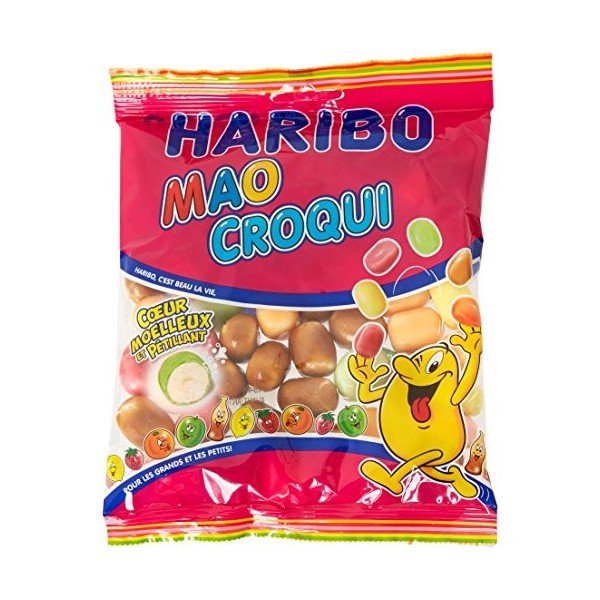 Haribo Bonbons Mao Croqui le Paquet 250 g