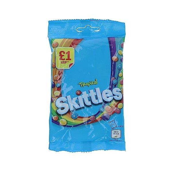 SKITTLES Wild Berry - Bonbons au goût Fruits des bois - Sachet de 174g Lot de 2 