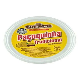 Barre fine darachide, boîte en plastique 210g - Paçoca Rolha Tradicional DACOLONIA 210g
