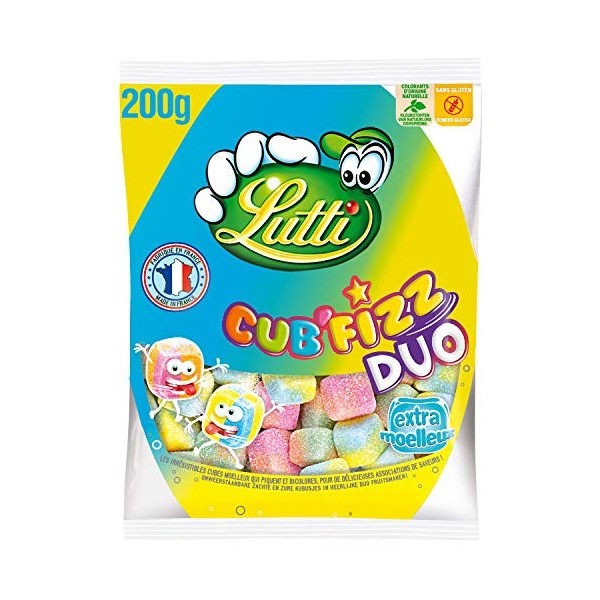 Lutti Cubfizz Duo 200g