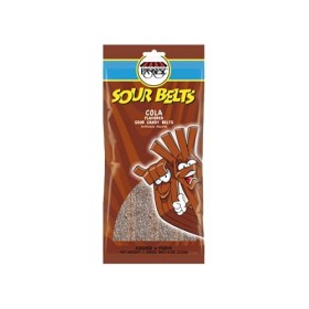 Sour Belts Goût Cola - Bonbon Acide - Bon et Amusant - pour les Enfants et les Adultes - Goût de Cola Acidulé - Saveur Délici