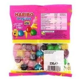 Haribo Confiserie dragéfiée, dragibus - Le sachet de 230g