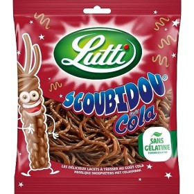 Lutti Scoubidou Cola 200 g Lot de 2 