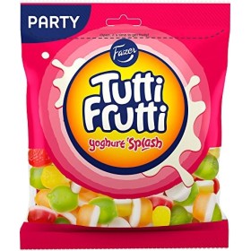Fazer Tutti Frutti Yoghurt Splash – Original – Finlandais – Fruité – Bonbons – Sac de fête – 350 g