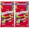 SKITTLES - Bonbons enrobés Vegan goût Fruits - Ananas et autres saveurs - Grand paquet à partager pour Halloween - 1 x 312g 