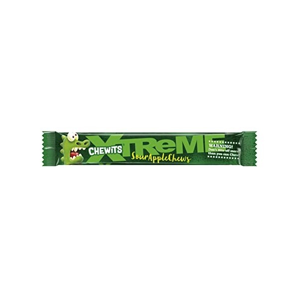 Chewits Extreme Sweets, pomme aigre, 30 g